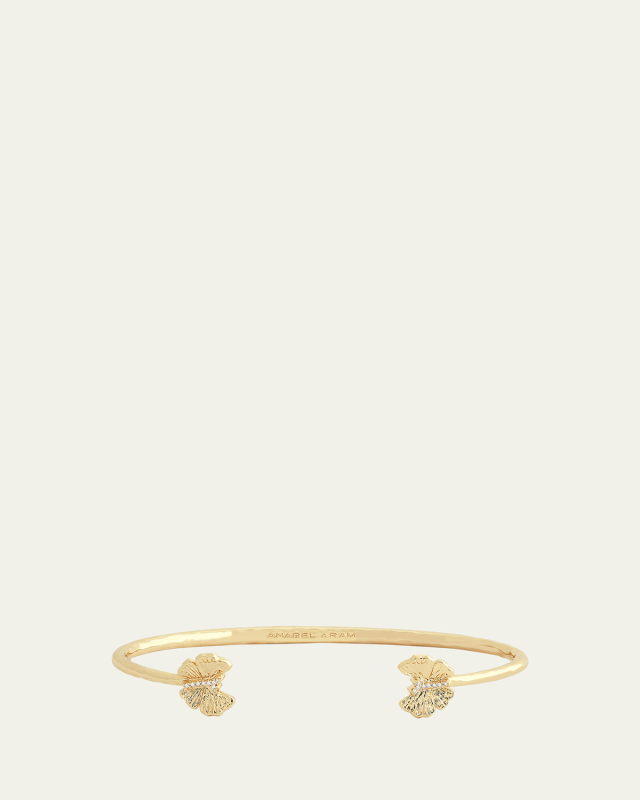 Butterfly Gold Bangle